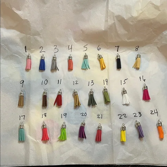 QR Code Keychain with Tassel Pick Your Color - Picture 5 of 17